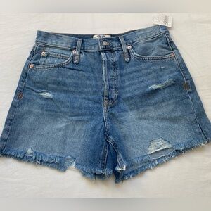 Free People Loose Cannon Jean Shorts Size 28
